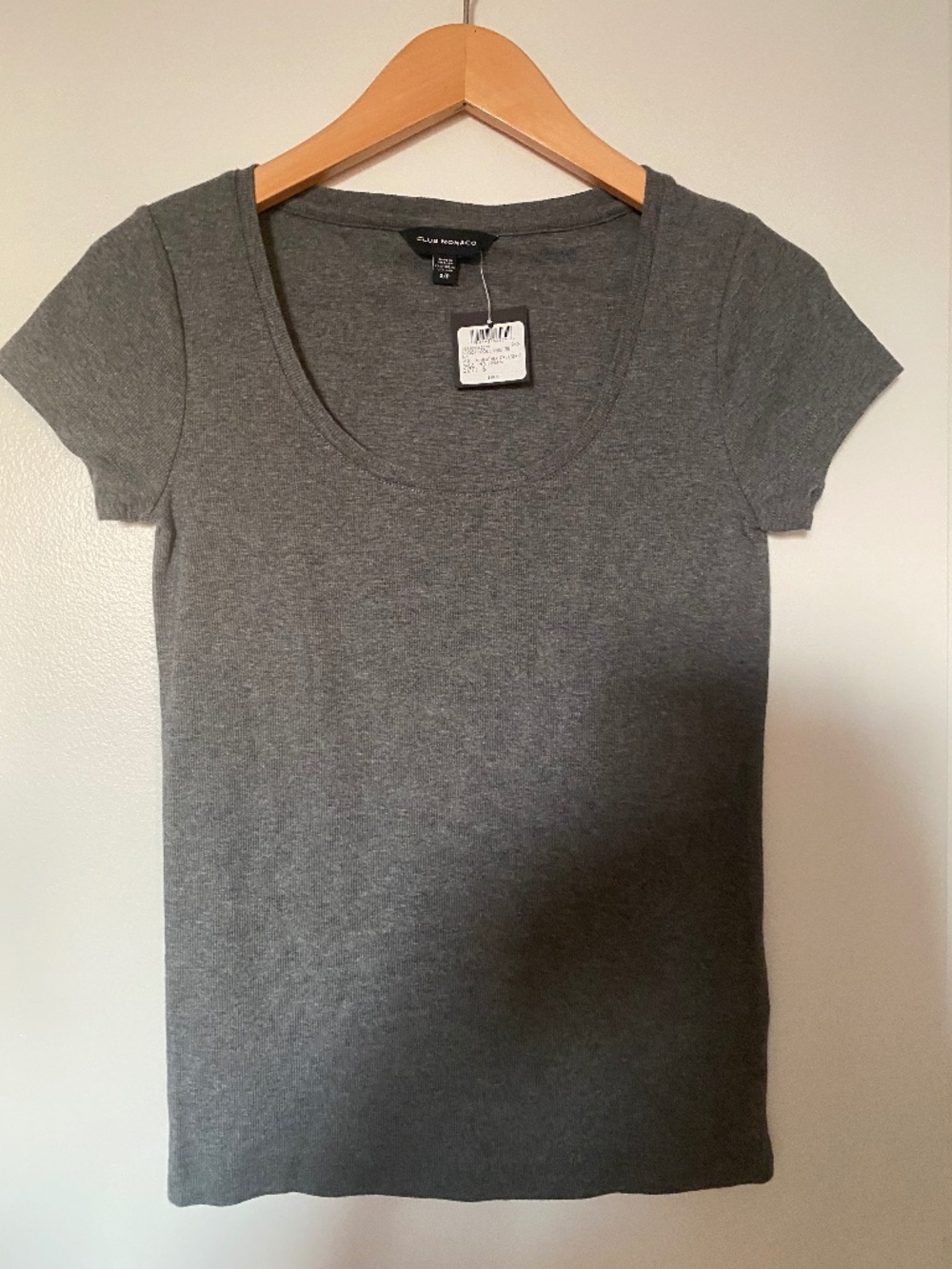 Club Monaco Scoop Neck Bowee Tee - Size Small